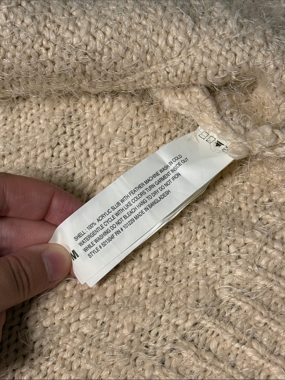 Ashley By 26 International Hooded Open-Front Cardigan in Beige/Cream - Picture 3 of 7